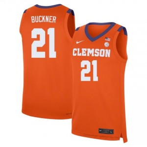 Ace Buckner #21 Clemson Basketball Men's Player Jersey | The Ultimate Tiger Orange 64380531