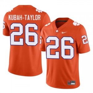 #26 C.J. Kubah-Taylor Clemson Tigers Jerseys|Jersey | Men's High School Football Orange Gameday Essential 55146972
