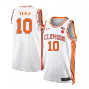 #10 Jake Wahlin CFP Champs Team Jersey | Men's High School Basketball White Gameday Essential 17405785