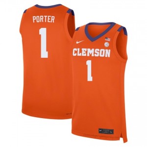 Jestin Porter #1 Clemson Basketball Men's Player Jersey | The Ultimate Tiger Orange 21188187
