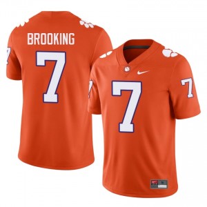 Logan Brooking #7 Clemson Football Men's Player Jerseys|Jersey | The Ultimate Tiger Orange 79633283