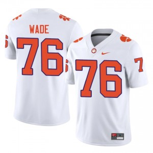 CFP Champs Mason Wade #76 University Jerseys|Jersey | Elite Stitched Men's Football White 56827881