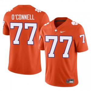 Ronan O'Connell #77 Clemson Football Men's Player Jerseys|Jersey | The Ultimate Tiger Orange 63948451