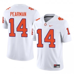 #14 Trent Pearman Clemson Tigers Jerseys|Jersey | Men's High School Football White Gameday Essential 63200681
