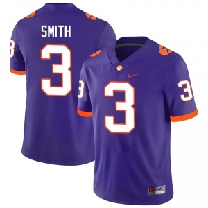 Men's Tristan Smith CFP Champs #3 Football NCAA Jerseys|Jersey| Full Stitched Purple Edition 39498558