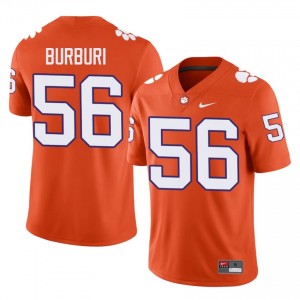 Men's Andy Burburija CFP Champs #56 Football NCAA Jerseys|Jersey| Full Stitched Orange Edition 73453781