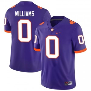 Men's Antonio Williams CFP Champs #0 Football NCAA Jerseys|Jersey| Full Stitched Purple Edition 57456758