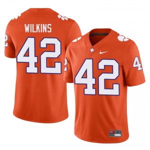 Authentic Christian Wilkins #42 Clemson Orange College Jerseys|Jersey | Premium Embroidery Men's Football Gear 50489664