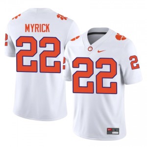 #22 Corey Myrick CFP Champs Jerseys|Jersey | Men's High School Football White Gameday Essential 59636947