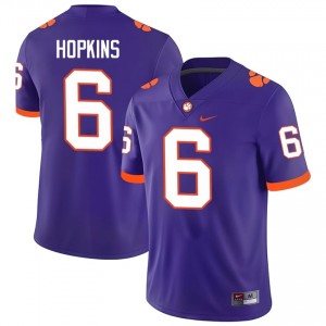 #6 DeAndre Hopkins Clemson Tigers Jerseys|Jersey | Men's High School Football Purple Gameday Essential 73199245