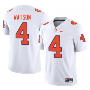 Deshaun Watson #4 Clemson Football Men's Player Jerseys|Jersey | The Ultimate Tiger White 53551695