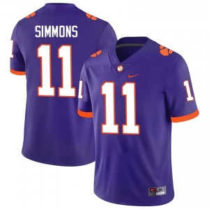 #11 Isaiah Simmons CFP Champs Jerseys|Jersey | Men's High School Football Purple Gameday Essential 49791137