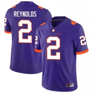 Clemson Tait Reynolds #2 University Jerseys|Jersey | Elite Stitched Men's Football Purple 95674291