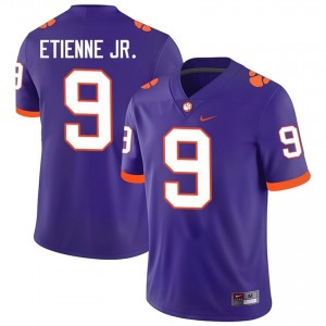 Travis Etienne Jr. #9 Clemson Football Men's Player Jerseys|Jersey | The Ultimate Tiger Purple 21925381