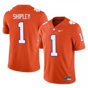 Clemson Will Shipley #1 University Jerseys|Jersey | Elite Stitched Men's Football Orange 11594908
