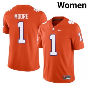 #1 T.J. Moore CFP Champs Jerseys|Jersey | Women's High School Football Orange Gameday Essential 51473791