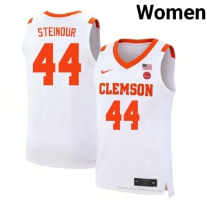 Trent Steinour #44 Clemson Basketball Women's Player Jersey | The Ultimate Tiger White 41955815