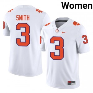 #3 Tristan Smith Clemson Tigers Jerseys|Jersey | Women's High School Football White Gameday Essential 34516104