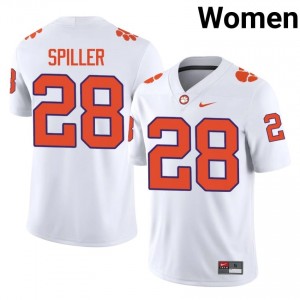 C.J. Spiller #28 Clemson Football Women's Player Jerseys|Jersey | The Ultimate Tiger White 91177231