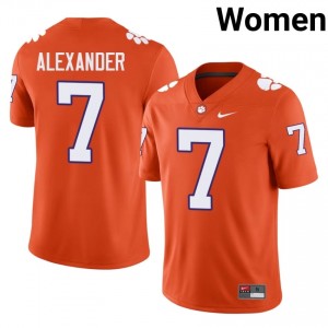Women's Jeremiah Alexander CFP Champs #7 Football NCAA Jerseys|Jersey| Full Stitched Orange Edition 33149846
