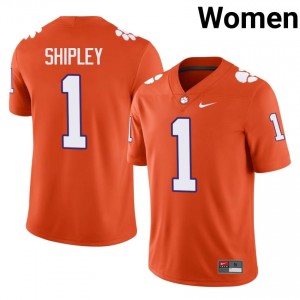 Will Shipley #1 Clemson Football Women's Player Jerseys|Jersey | The Ultimate Tiger Orange 93056353
