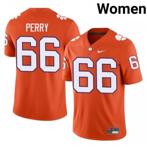 Authentic William Perry #66 CFP Champs Orange College Jerseys|Jersey | Premium Embroidery Women's Football Gear 90804883