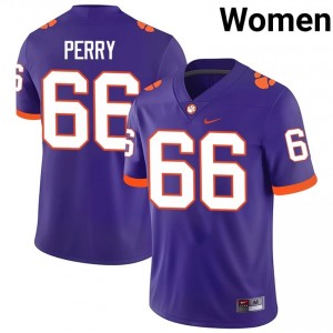 William Perry #66 Clemson Football Women's Player Jerseys|Jersey | The Ultimate Tiger Purple 90358432