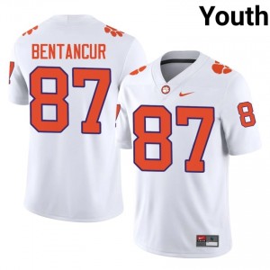#87 Christian Bentancur CFP Champs Jerseys|Jersey | Youth High School Football White Gameday Essential 22765349