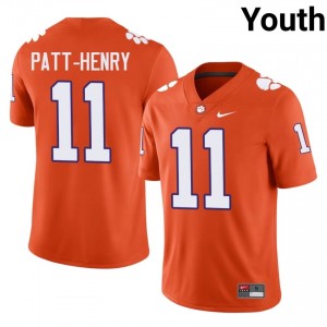 Youth Olsen Patt-Henry CFP Champs #11 Football NCAA Jerseys|Jersey| Full Stitched Orange Edition 86281465