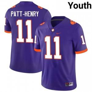 #11 Olsen Patt-Henry Clemson Tigers Jerseys|Jersey | Youth High School Football Purple Gameday Essential 56790962