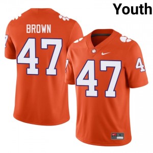 #47 Sammy Brown CFP Champs Jerseys|Jersey | Youth High School Football Orange Gameday Essential 43917066