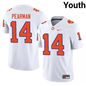 CFP Champs Trent Pearman #14 University Jerseys|Jersey | Elite Stitched Youth Football White 64253939