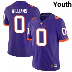Antonio Williams #0 Clemson Football Youth Player Jerseys|Jersey | The Ultimate Tiger Purple 31654813