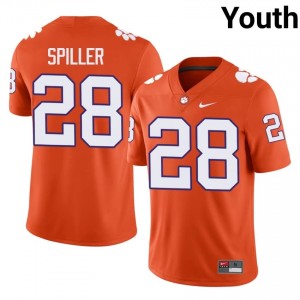 Clemson Tigers C.J. Spiller #28 University Jerseys|Jersey | Elite Stitched Youth Football Orange 93139019