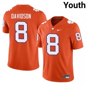 #8 Gideon Davidson CFP Champs Jerseys|Jersey | Youth High School Football Orange Gameday Essential 44943301