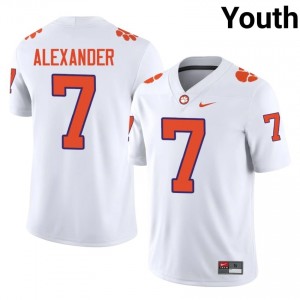 Authentic Jeremiah Alexander #7 CFP Champs White College Jerseys|Jersey | Premium Embroidery Youth Football Gear 88954787