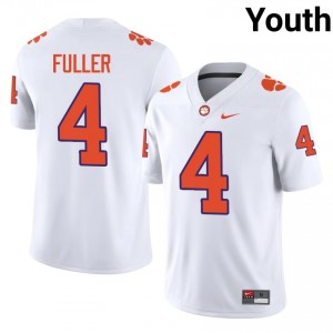Clemson Tigers Steve Fuller #4 University Jerseys|Jersey | Elite Stitched Youth Football White 18842578