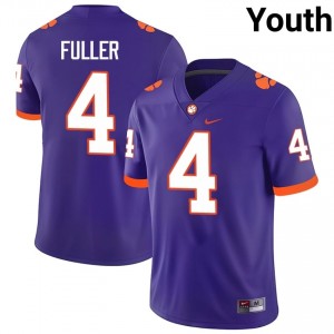 Authentic Steve Fuller #4 Clemson Tigers Purple College Jerseys|Jersey | Premium Embroidery Youth Football Gear 69341848
