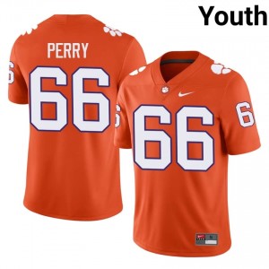 #66 William Perry Clemson Jerseys|Jersey | Youth High School Football Orange Gameday Essential 60997919